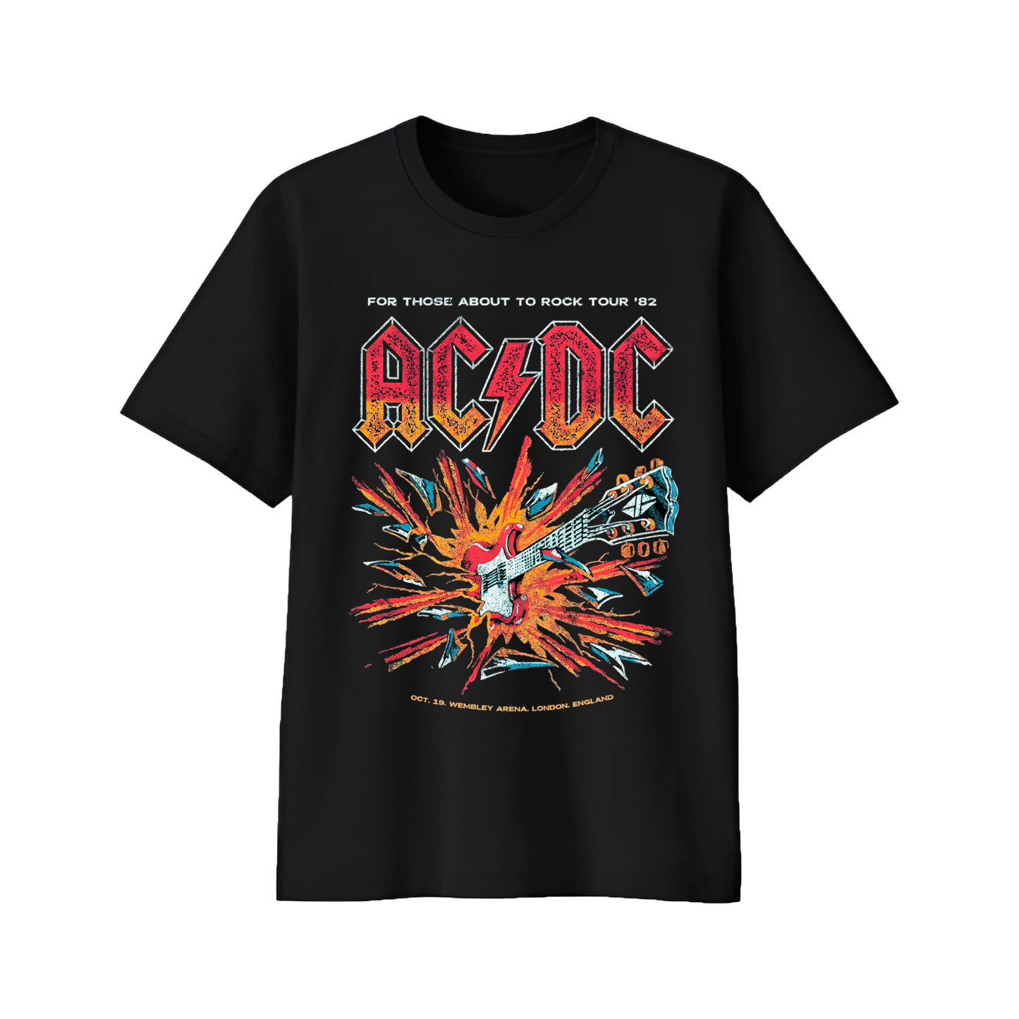 Polera Regular Fit - AC/DC Rock Tour London
