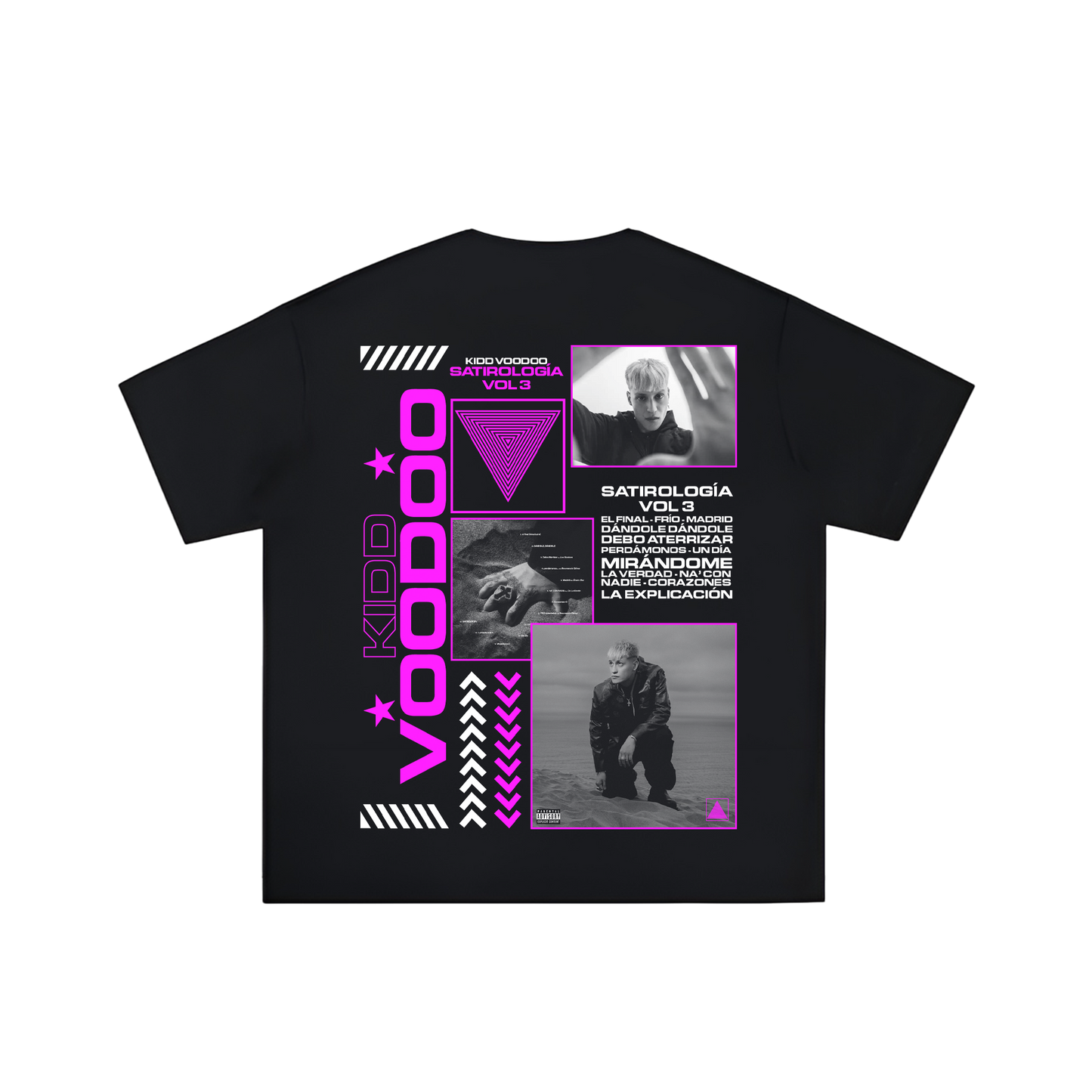 Polera Oversize Fit - Kidd Voodoo - Satirología Pink