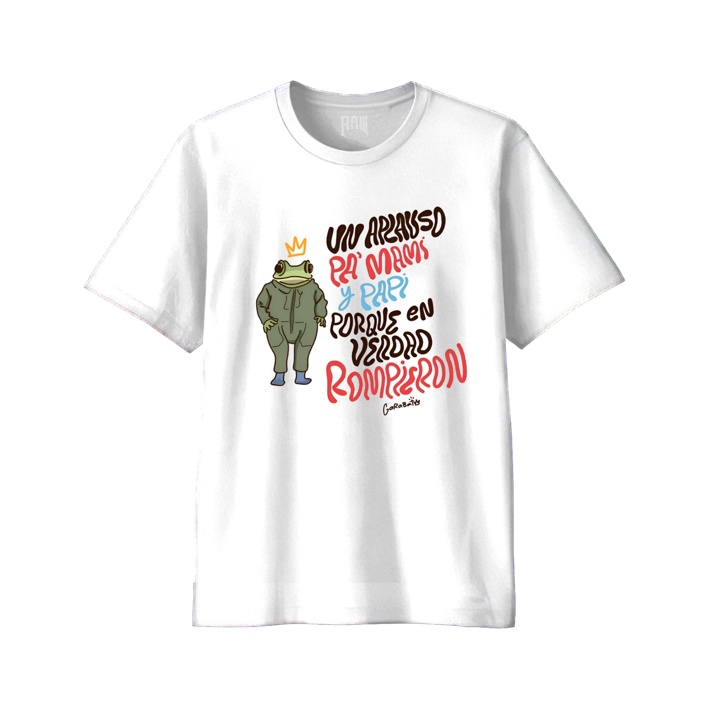 Polera Regular Fit - Bad Bunny - Un aplauso pa' mami y papi