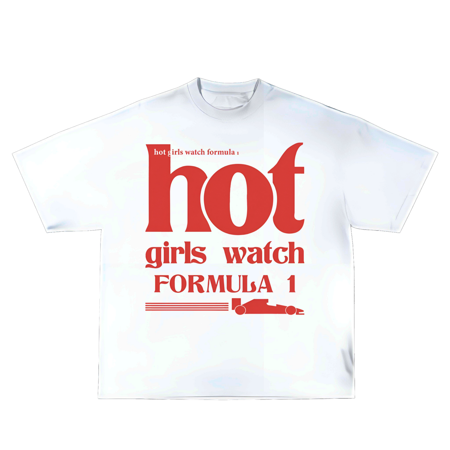Polera Oversize Fit - Hot girls watch F1