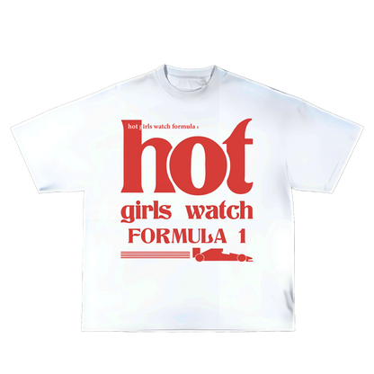 Polera Oversize Fit - Hot girls watch F1