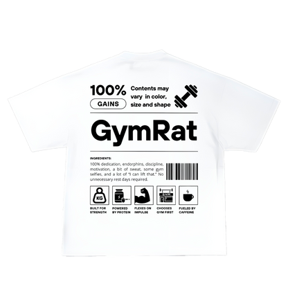 Polera Oversize Fit - Gym Rat