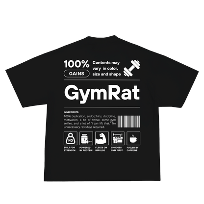 Polera Oversize Fit - Gym Rat