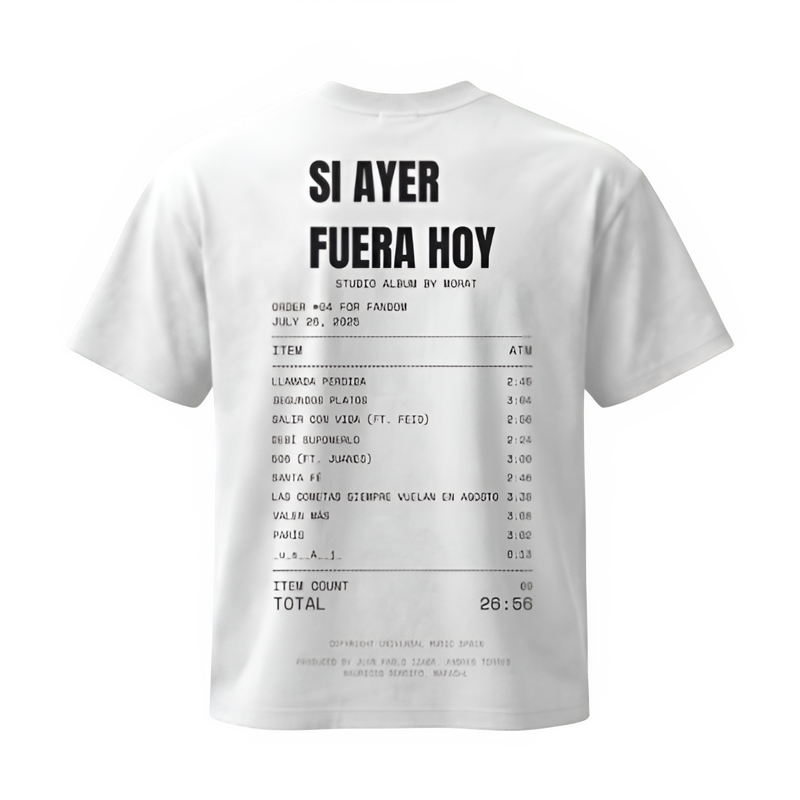 Polera Regular Fit - Morat - SI AYER FUERA HOY II